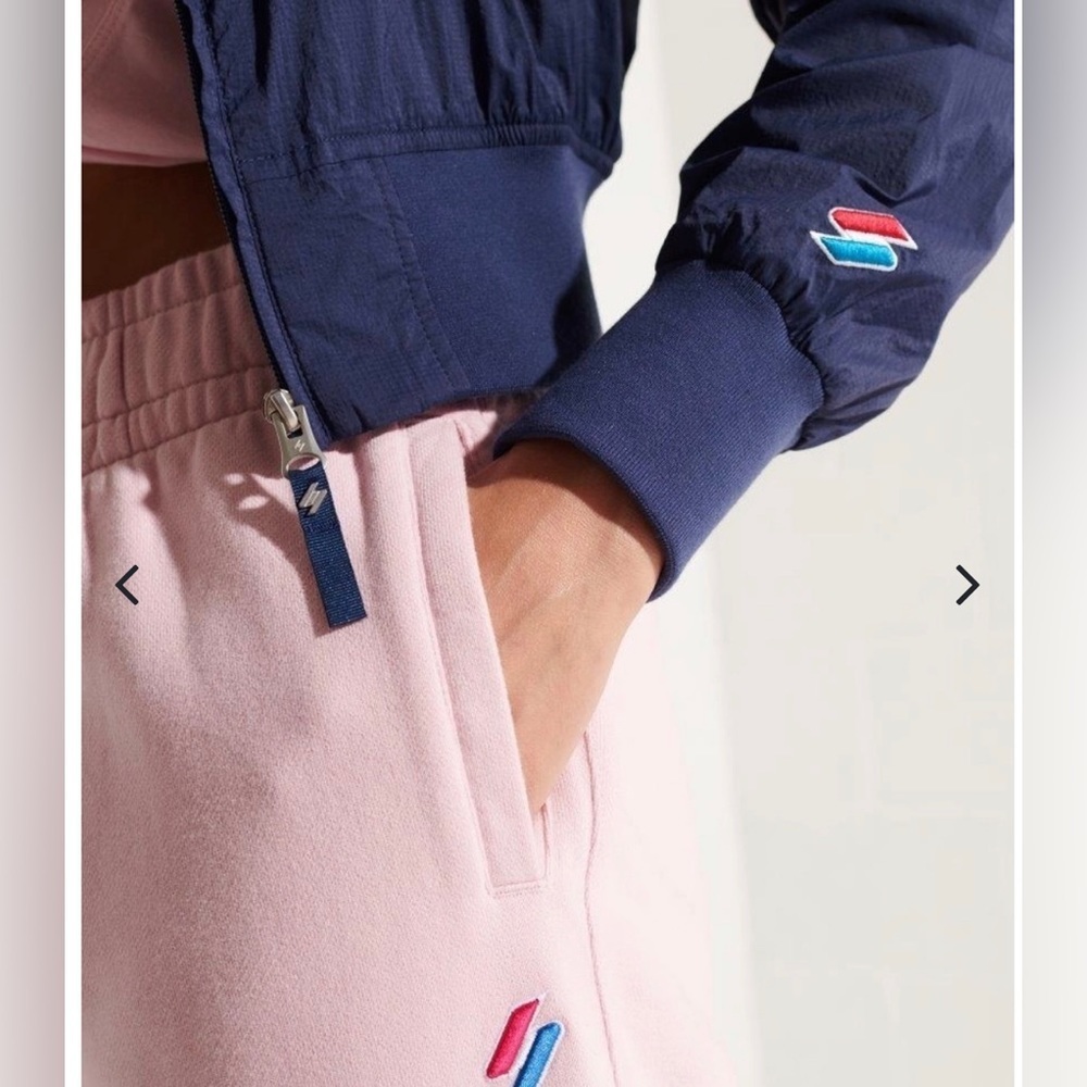 NEW SUPERDRY- non hooded track windbreaker - Picture 7 of 9